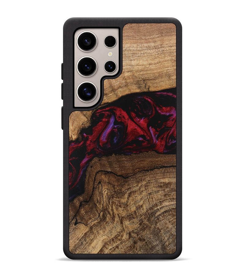 Galaxy S25 Ultra Wood Phone Case - Marlena (Red, 746545)