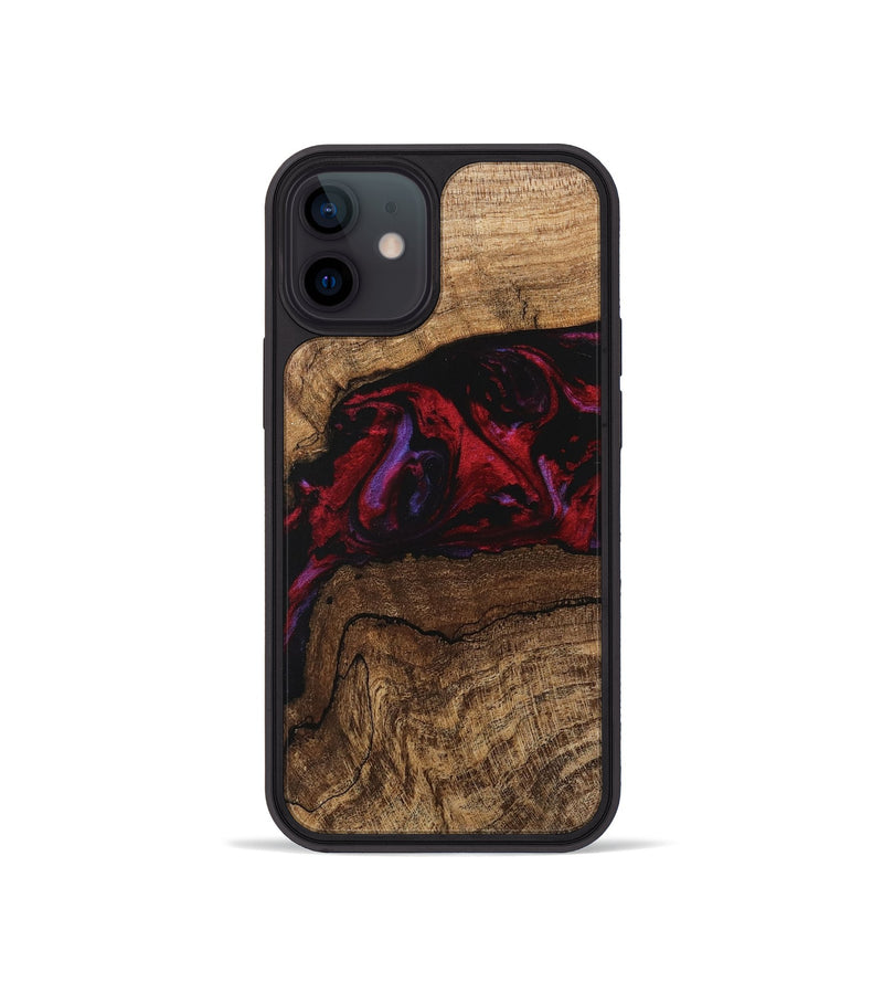 iPhone 12 mini Wood Phone Case - Marlena (Red, 746545)