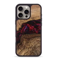 iPhone 16 Pro Max Wood Phone Case - Marlena (Red, 746545)