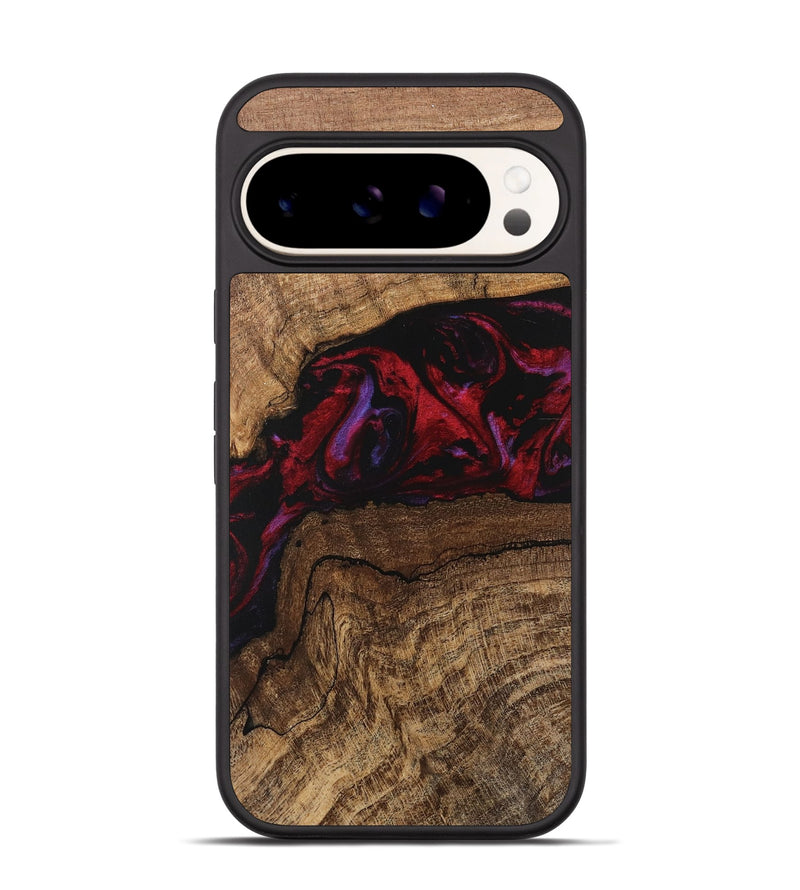 Pixel 9 Pro Wood Phone Case - Marlena (Red, 746545)