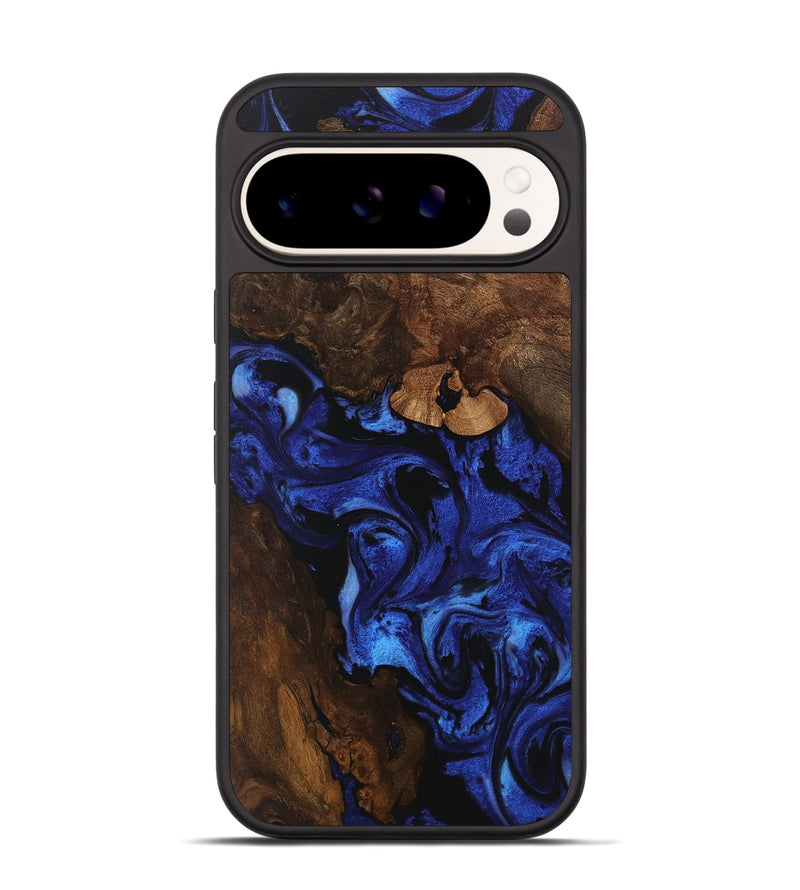 Pixel 9 Pro Wood Phone Case - Maira (Blue, 746547)