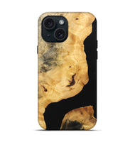 iPhone 15 Wood Live Edge Phone Case - April (Wood Burl, 746571)