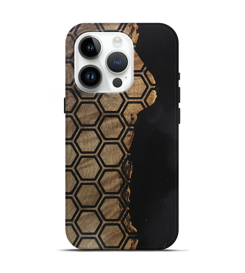 iPhone 15 Pro Wood Live Edge Phone Case - Eiden (Pattern, 746572)