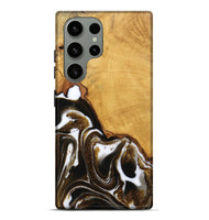 Galaxy S23 Ultra Wood Live Edge Phone Case - Skylar (Black & White, 746574)