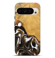 Pixel 9 Pro XL Wood Live Edge Phone Case - Skylar (Black & White, 746574)