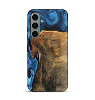 Galaxy S24 Wood Live Edge Phone Case - Rubye (Blue, 746586)