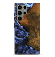 Galaxy S23 Ultra Wood Live Edge Phone Case - Antone (Blue, 746587)