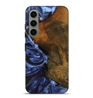 Galaxy S24 Plus Wood Live Edge Phone Case - Antone (Blue, 746587)