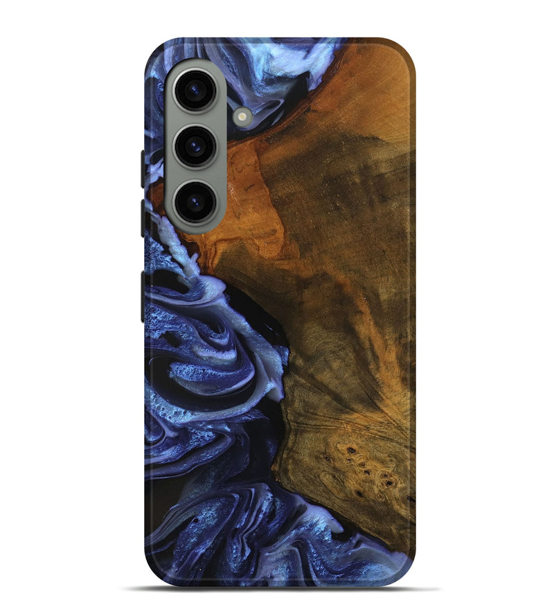 Galaxy S24 Plus Wood Live Edge Phone Case - Antone (Blue, 746587)