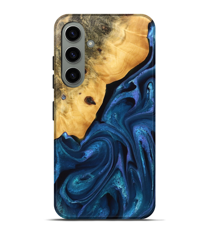 Galaxy S24 Plus Wood Live Edge Phone Case - Skye (Blue, 746589)