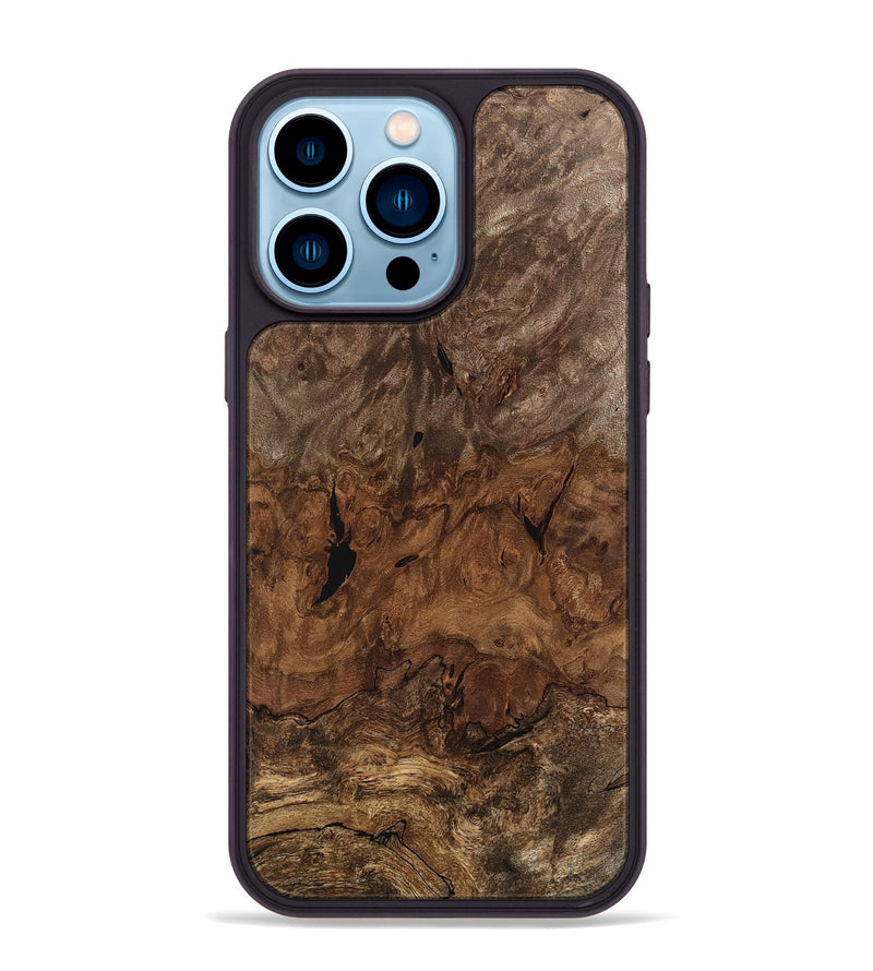 iPhone 14 Pro Max Wood Phone Case - Zeke (Wood Burl, 746595)