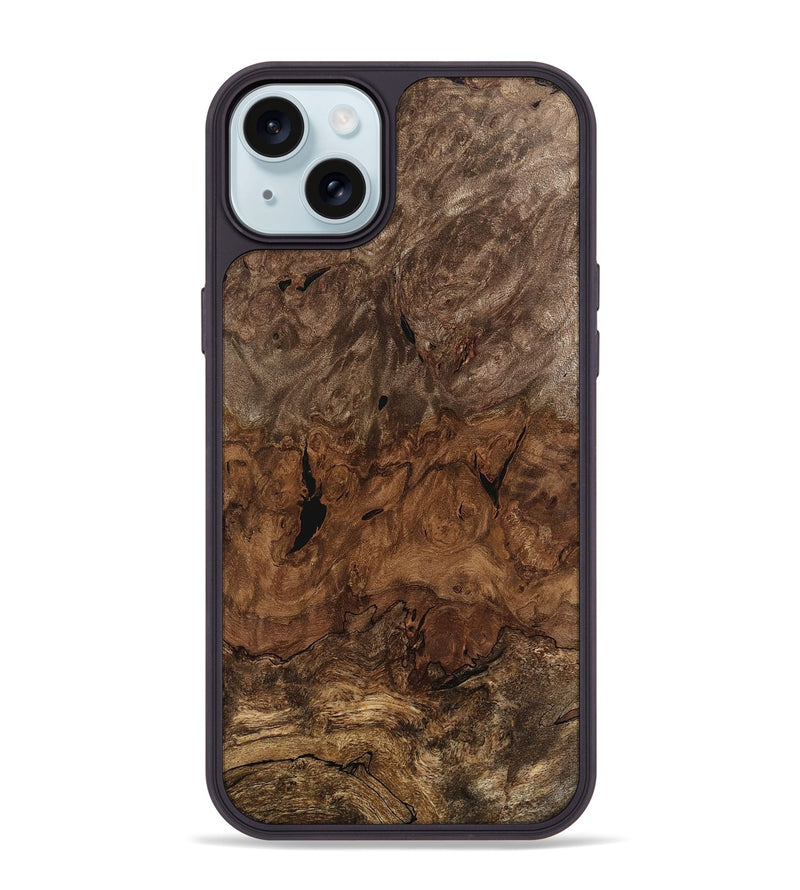 iPhone 15 Plus Wood Phone Case - Zeke (Wood Burl, 746595)