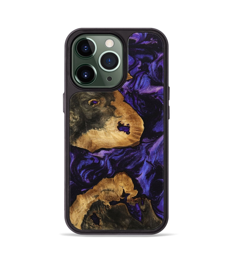 iPhone 13 Pro Wood Phone Case - Phyllis (Purple, 746599)