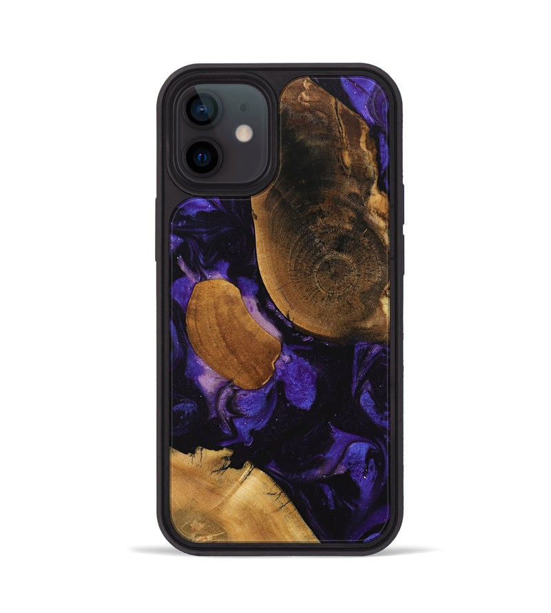 iPhone 12 Wood Phone Case - Belle (Purple, 746600)