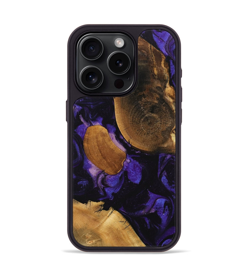 iPhone 15 Pro Wood Phone Case - Belle (Purple, 746600)