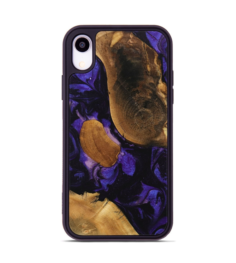 iPhone Xr Wood Phone Case - Belle (Purple, 746600)