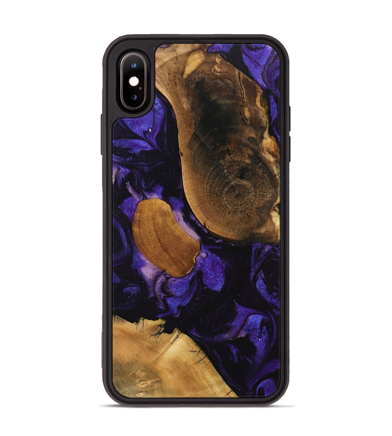 iPhone Xs Max Wood Phone Case - Belle (Purple, 746600)