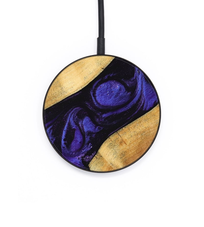 Circle Wood Wireless Charger - Alia (Purple, 746601)