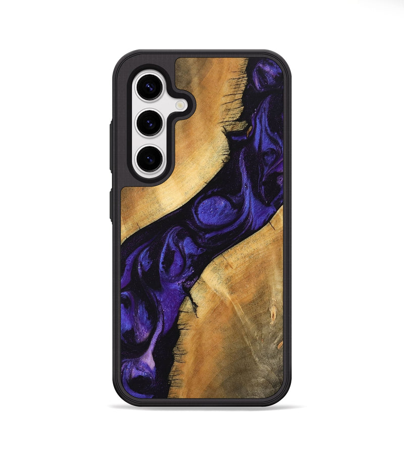 Galaxy S25 Wood Phone Case - Alia (Purple, 746601)