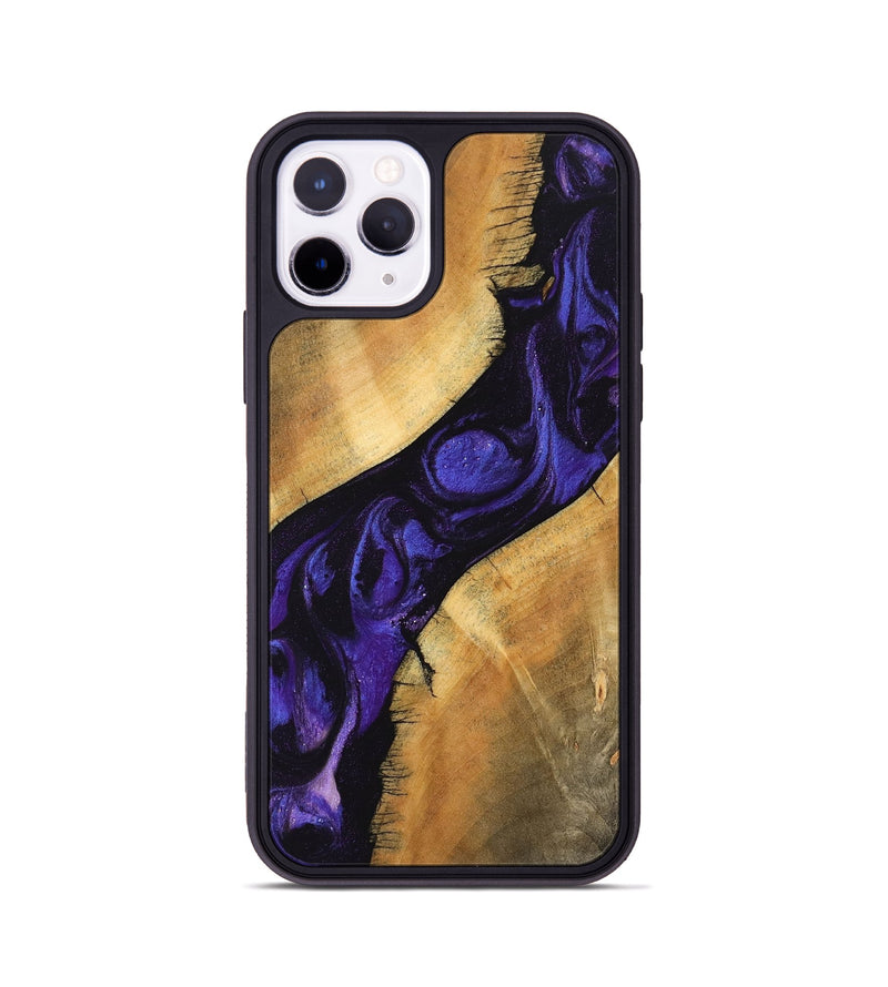 iPhone 11 Pro Wood Phone Case - Alia (Purple, 746601)