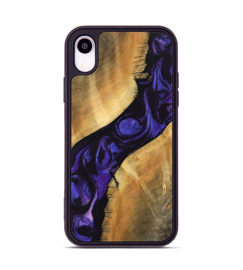 iPhone Xr Wood Phone Case - Alia (Purple, 746601)