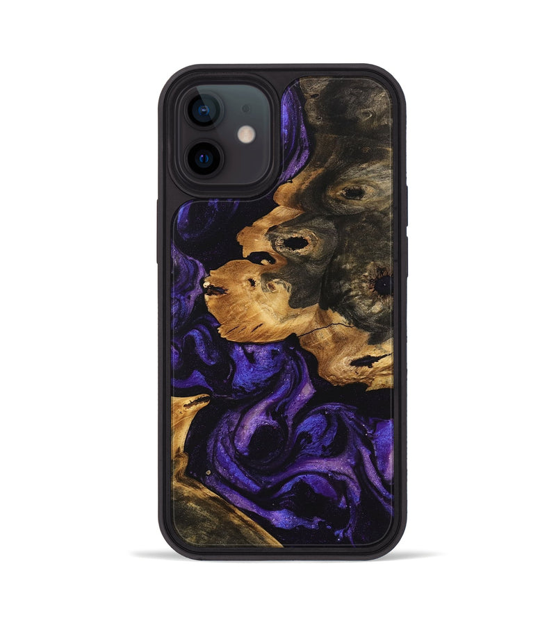 iPhone 12 Wood Phone Case - Pamala (Purple, 746604)