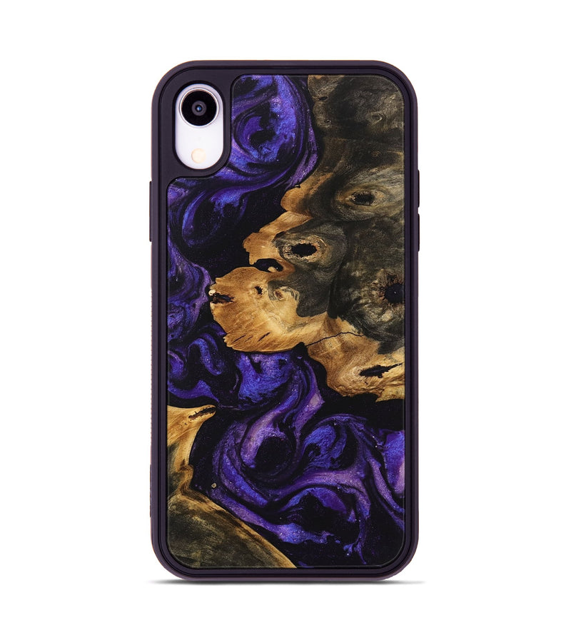 iPhone Xr Wood Phone Case - Pamala (Purple, 746604)