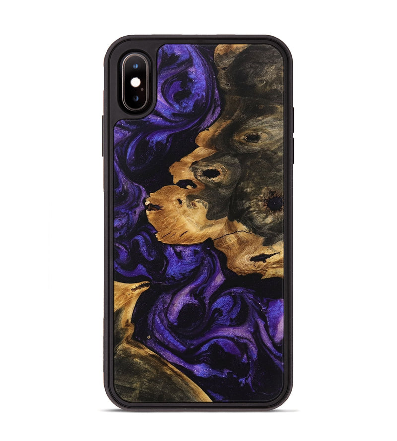 iPhone Xs Max Wood Phone Case - Pamala (Purple, 746604)