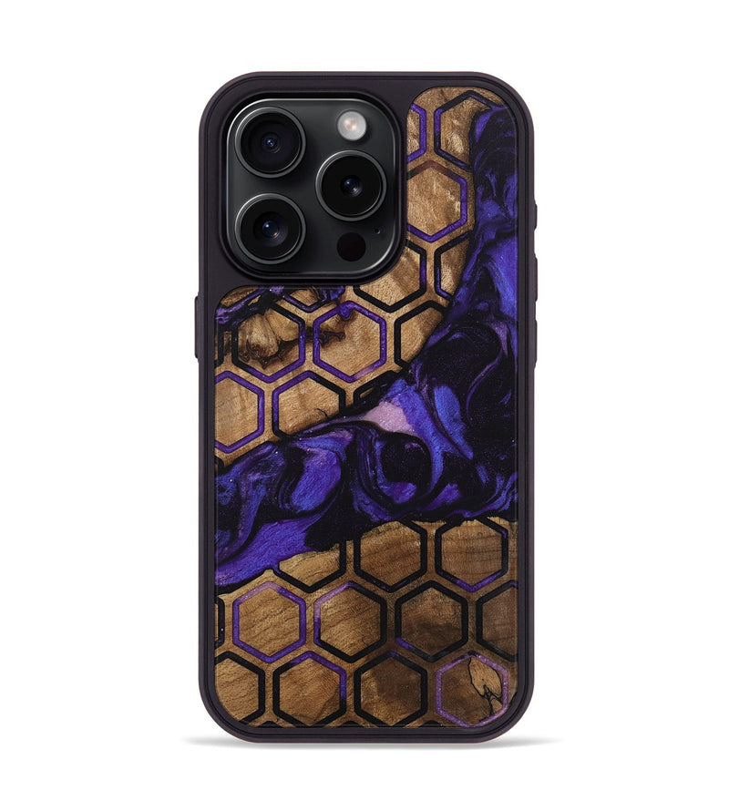 iPhone 15 Pro Wood Phone Case - Jenesis (Pattern, 746606)