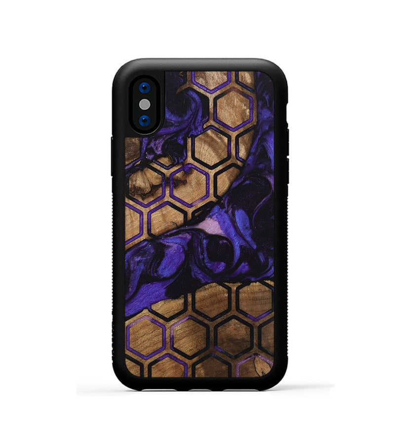 iPhone Xs Wood Phone Case - Jenesis (Pattern, 746606)