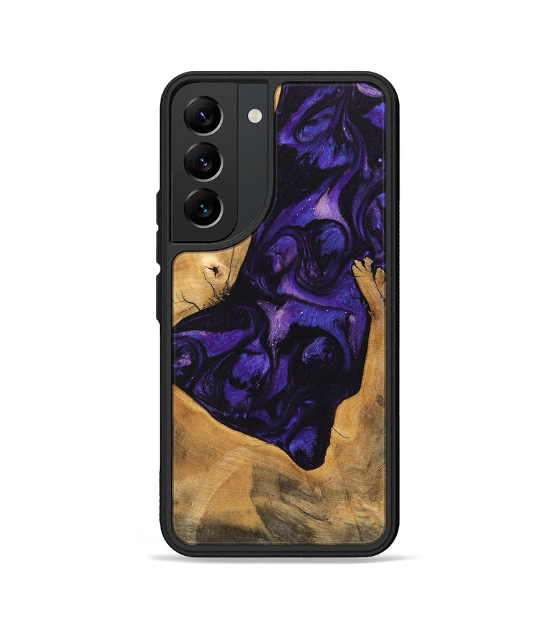 Galaxy S22 Wood Phone Case - Kohen (Purple, 746608)