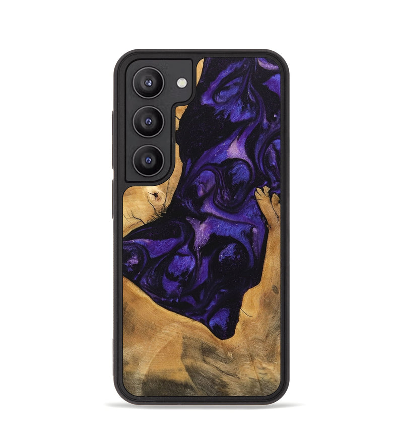 Galaxy S23 Wood Phone Case - Kohen (Purple, 746608)