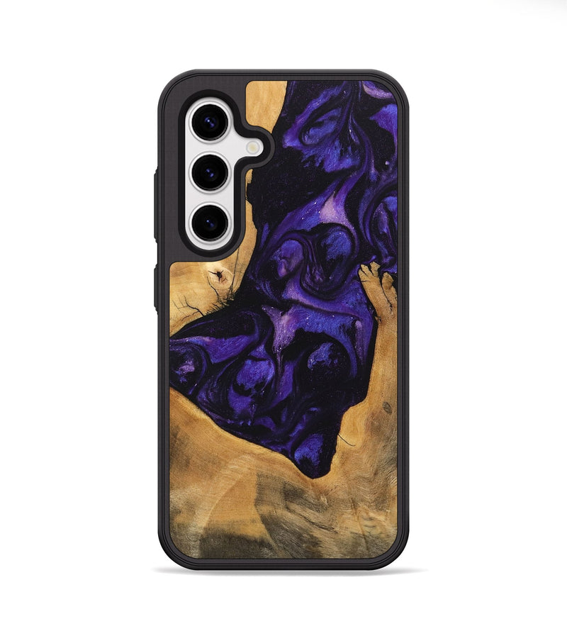 Galaxy S25 Wood Phone Case - Kohen (Purple, 746608)