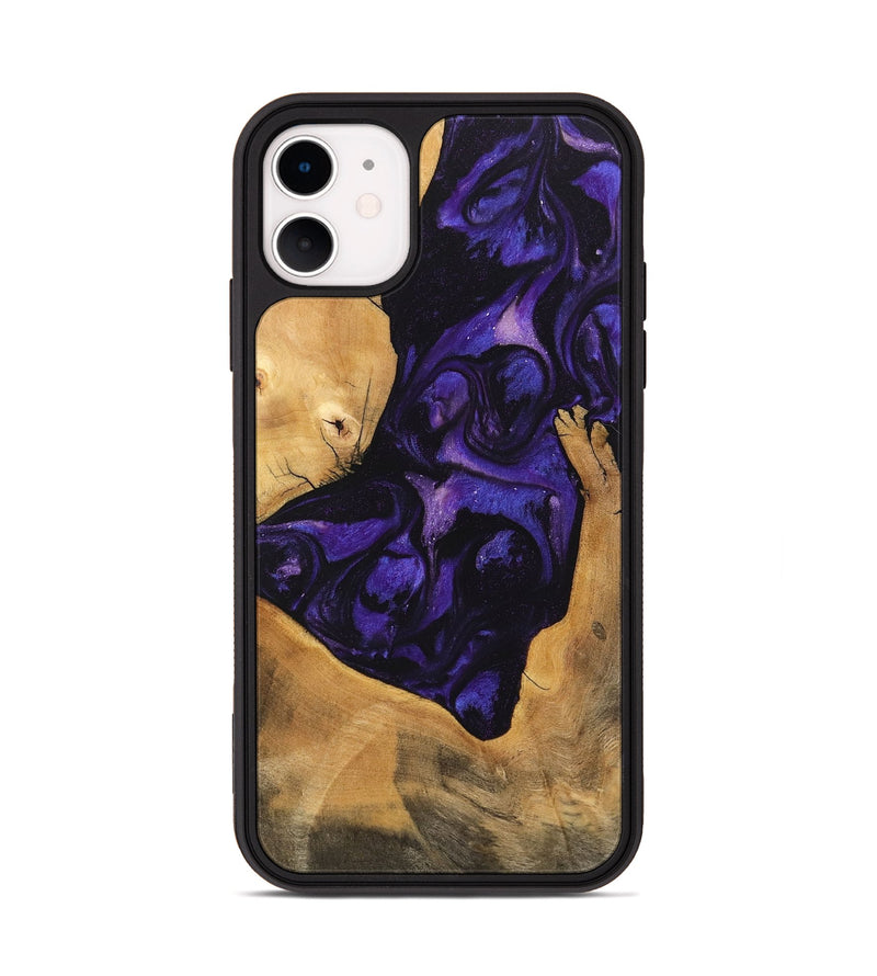 iPhone 11 Wood Phone Case - Kohen (Purple, 746608)