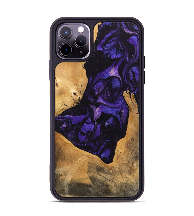 iPhone 11 Pro Max Wood Phone Case - Kohen (Purple, 746608)