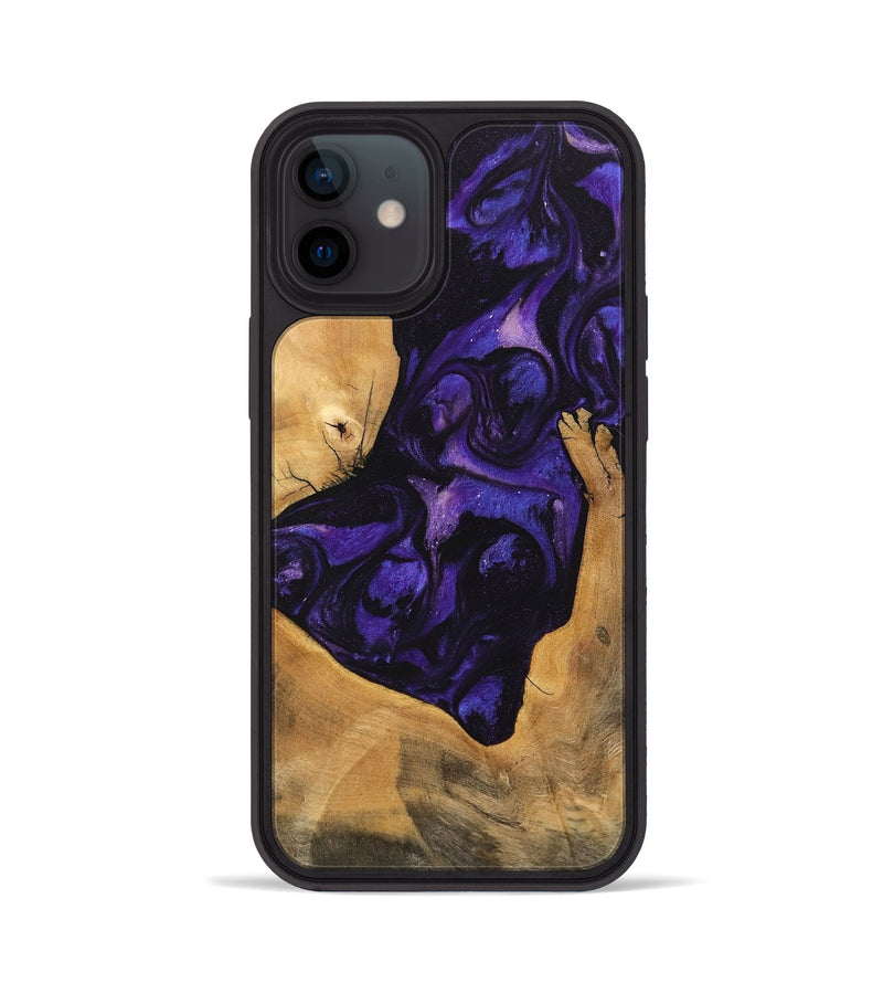 iPhone 12 Wood Phone Case - Kohen (Purple, 746608)