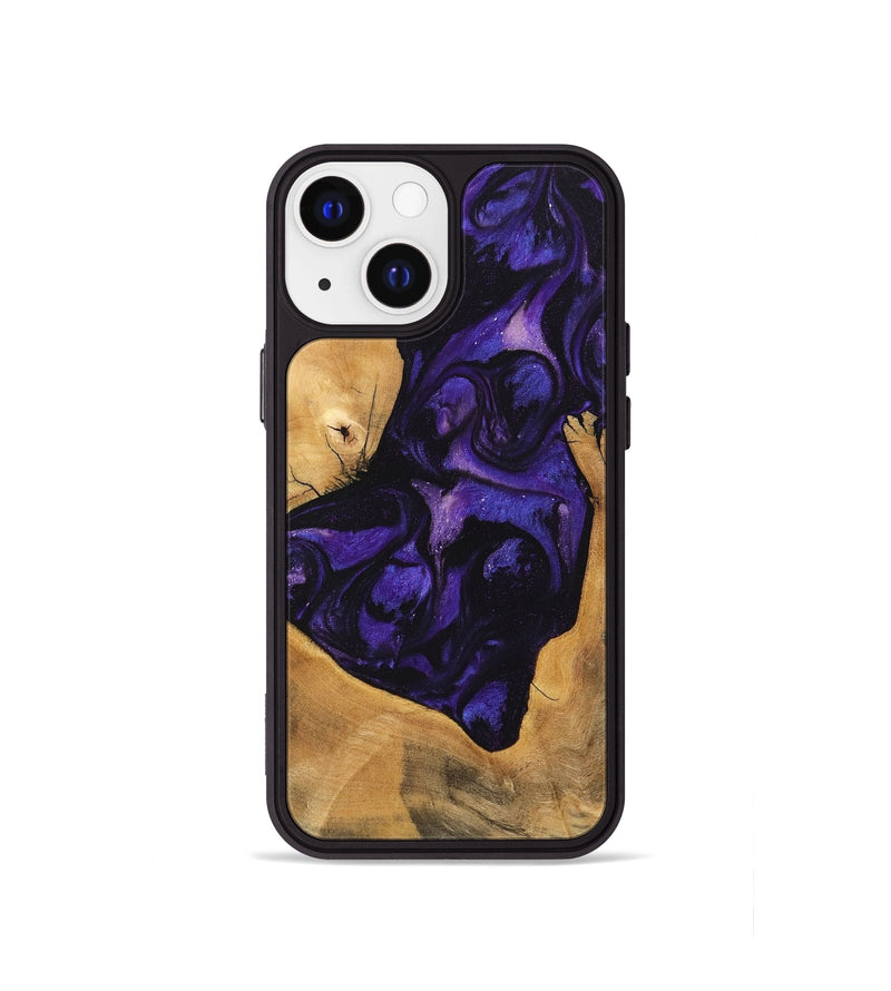 iPhone 13 mini Wood Phone Case - Kohen (Purple, 746608)