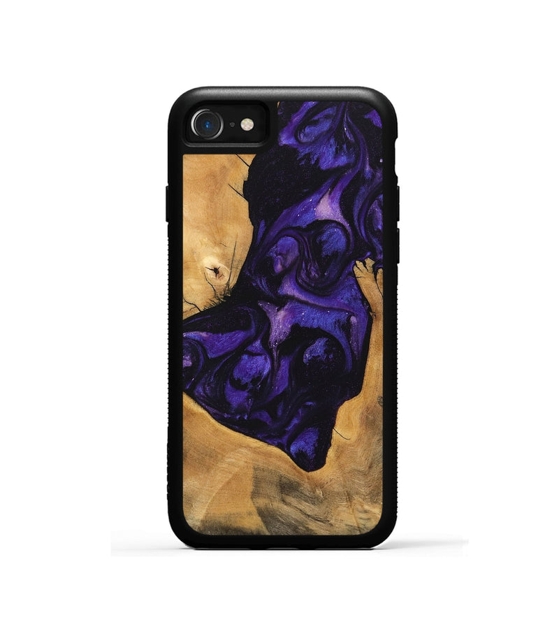 iPhone SE Wood Phone Case - Kohen (Purple, 746608)