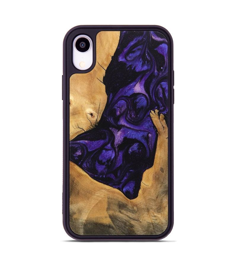 iPhone Xr Wood Phone Case - Kohen (Purple, 746608)