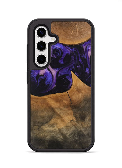 Galaxy S25 Wood Phone Case - Shaniya (Purple, 746610)