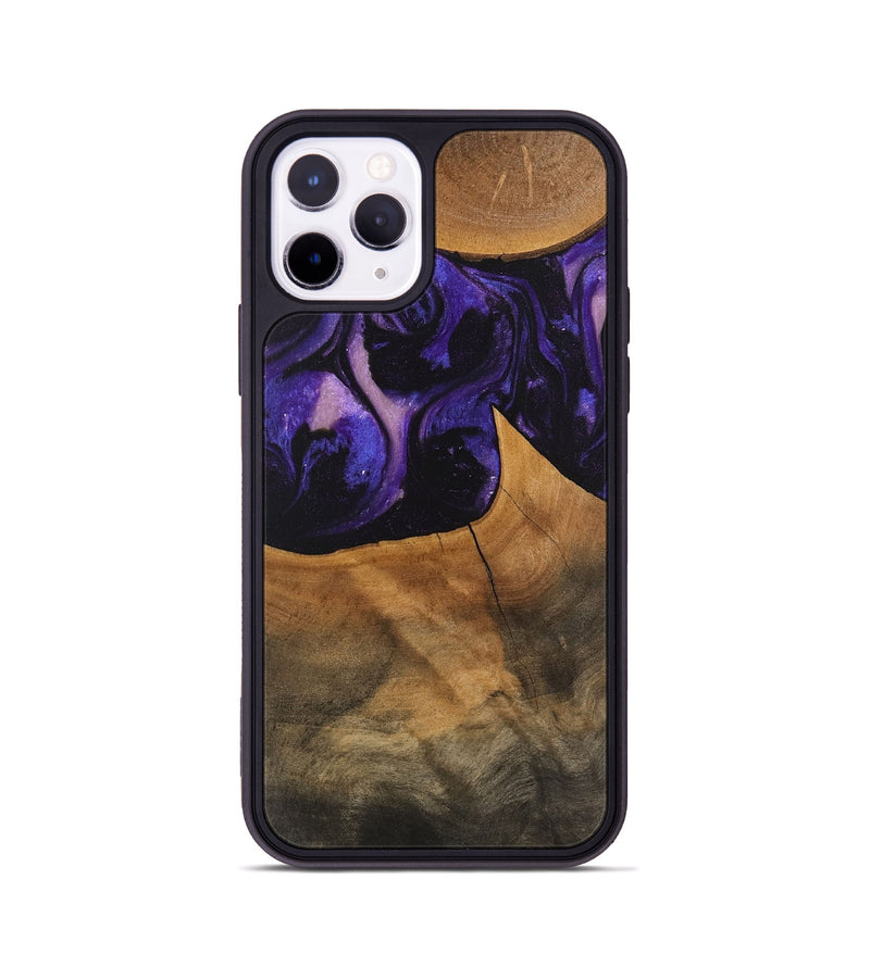 iPhone 11 Pro Wood Phone Case - Shaniya (Purple, 746610)