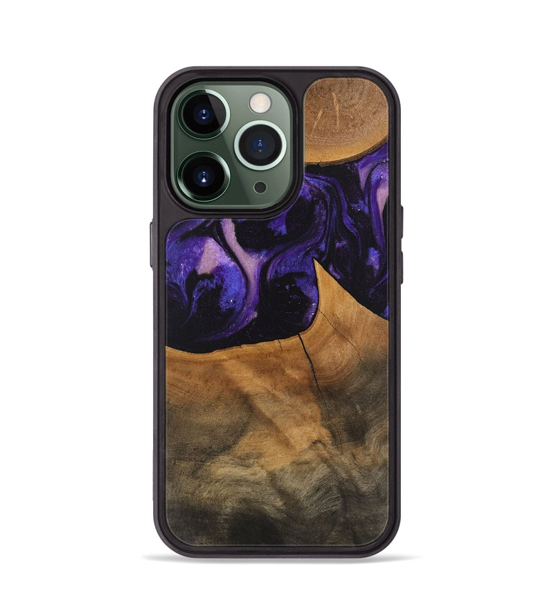 iPhone 13 Pro Wood Phone Case - Shaniya (Purple, 746610)