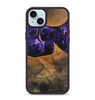 iPhone 15 Plus Wood Phone Case - Shaniya (Purple, 746610)