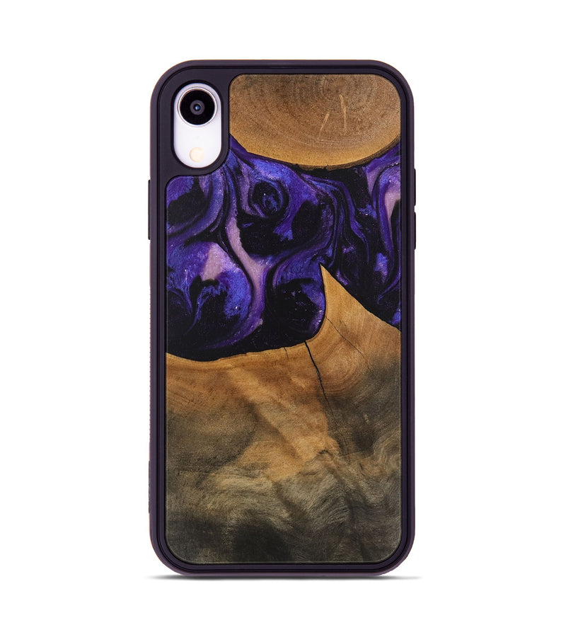 iPhone Xr Wood Phone Case - Shaniya (Purple, 746610)