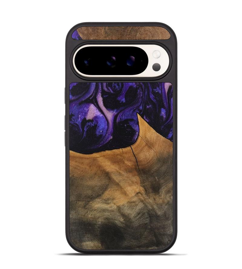 Pixel 9 Pro Wood Phone Case - Shaniya (Purple, 746610)