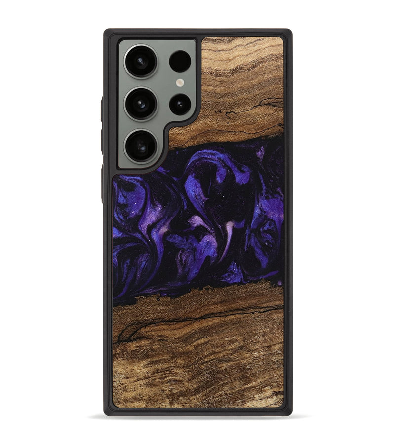 Galaxy S23 Ultra Wood Phone Case - Micah (Purple, 746611)