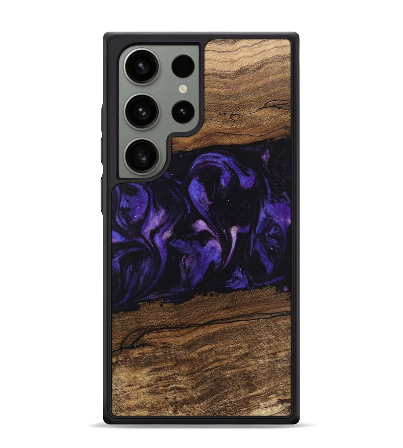 Galaxy S24 Ultra Wood Phone Case - Micah (Purple, 746611)