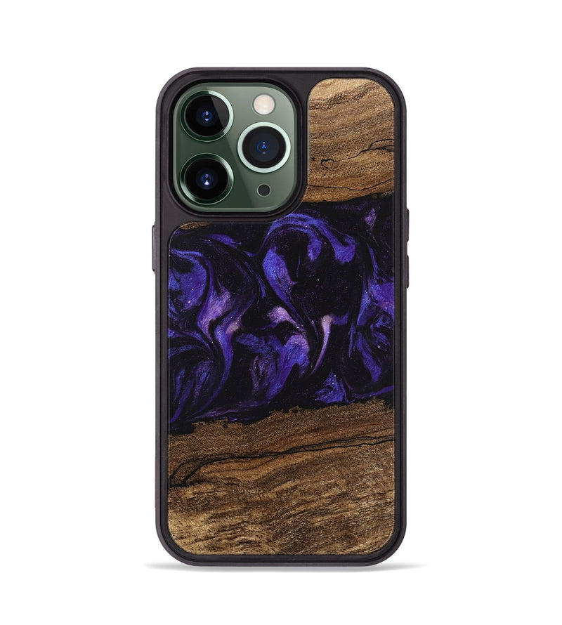 iPhone 13 Pro Wood Phone Case - Micah (Purple, 746611)