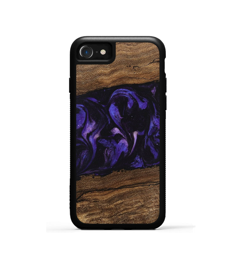 iPhone SE Wood Phone Case - Micah (Purple, 746611)