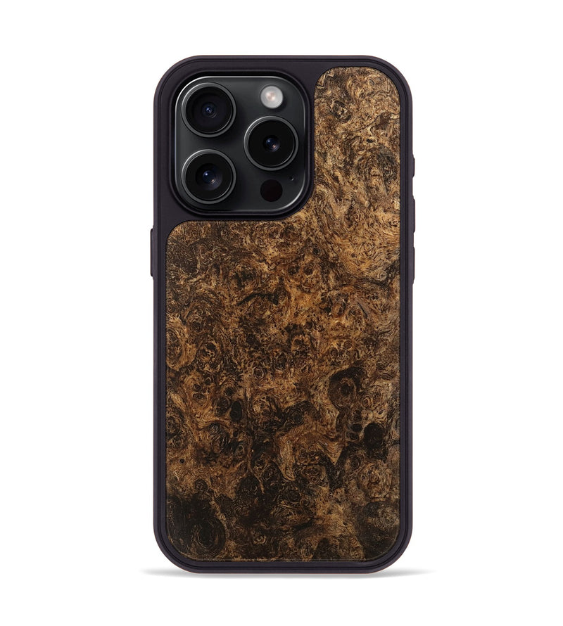 iPhone 15 Pro Wood Phone Case - Melodie (Wood Burl, 746612)